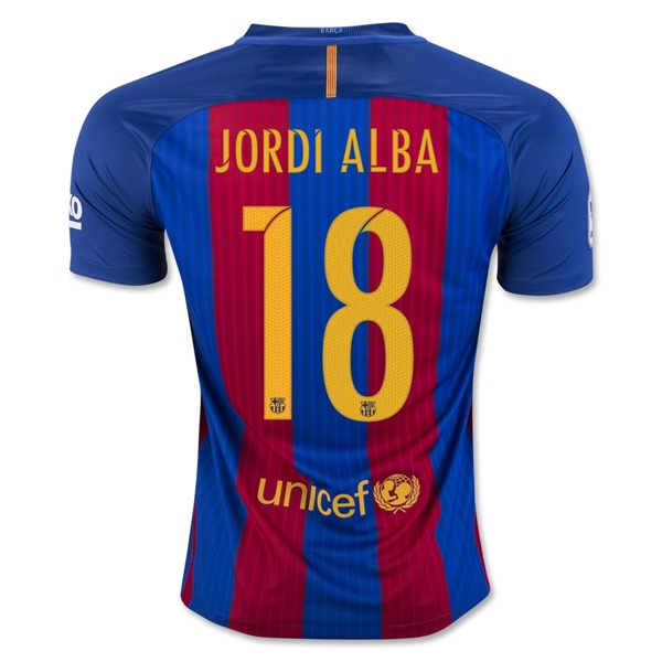 Maillot B-arcelona 16/17 JORDIA ALBA PRIMERA EQUIPACIÓN