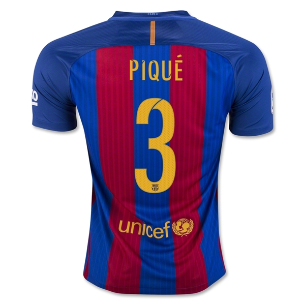 Maillot B-arcelona 16/17 PIQUE PRIMERA EQUIPACIÓN