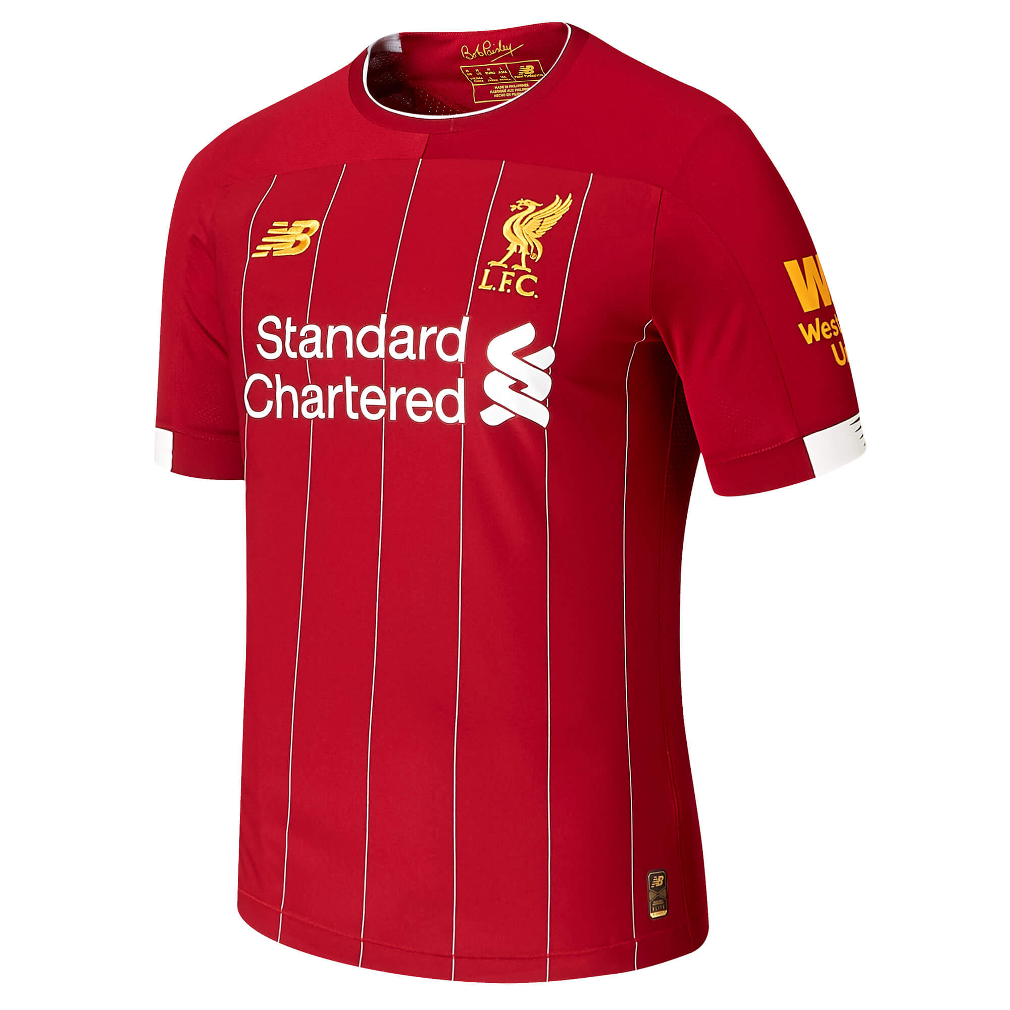 Maillot de la 1ª equipación Liverpool 19/20